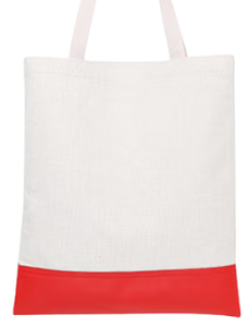 Add any Design to this bottom leather Tote bag